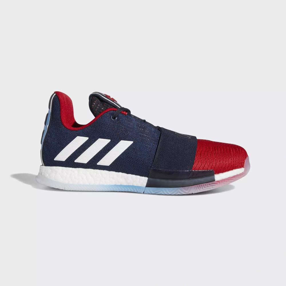 Adidas Harden Vol. 3 Tenis De Basketball Azules Para Hombre (MX-58979)